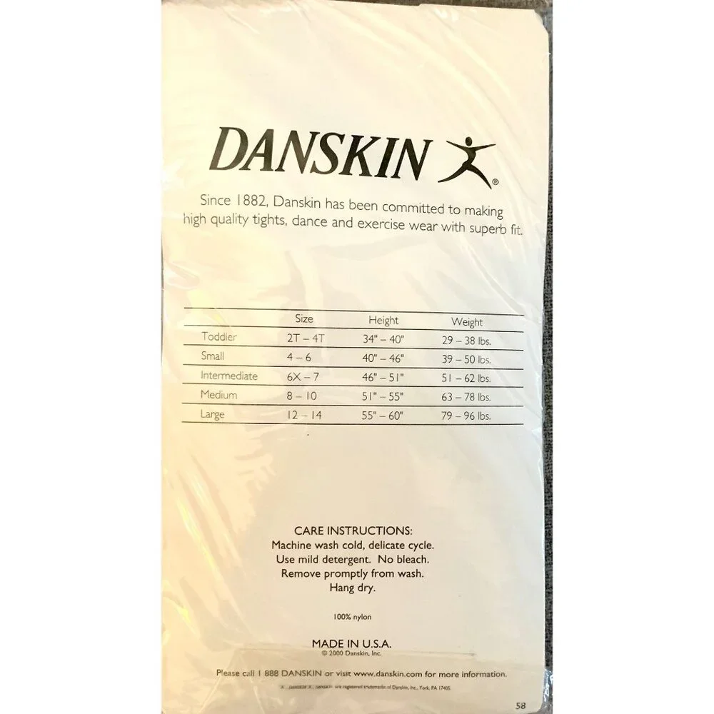 Danskin White Tights Pack of 3 Dance Snowflake Angel Nylon Run Resistant Girls L